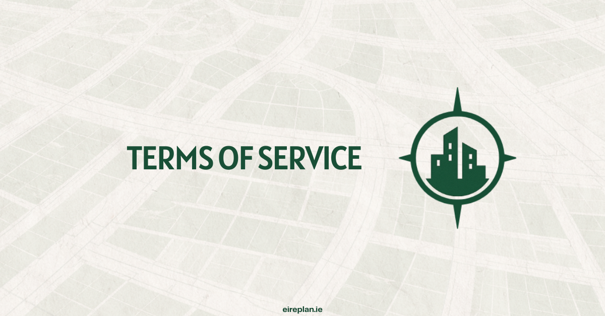 Cover image for Eireplan Terms of Service