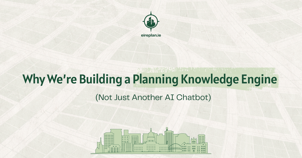 Why We’re Building a Planning Knowledge Engine (Not Just Another AI Chatbot)